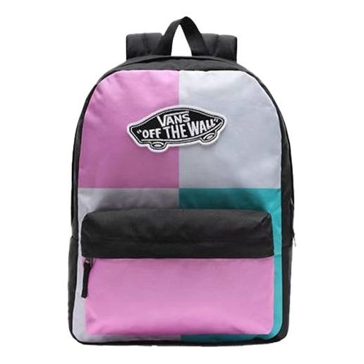 VansRealm Printed Backpack 'Black White Pink Green'