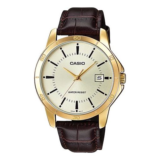 CASIODRESS Serieses Men'ses Red Quartz Waterproof Red Strap Mens Red Analog