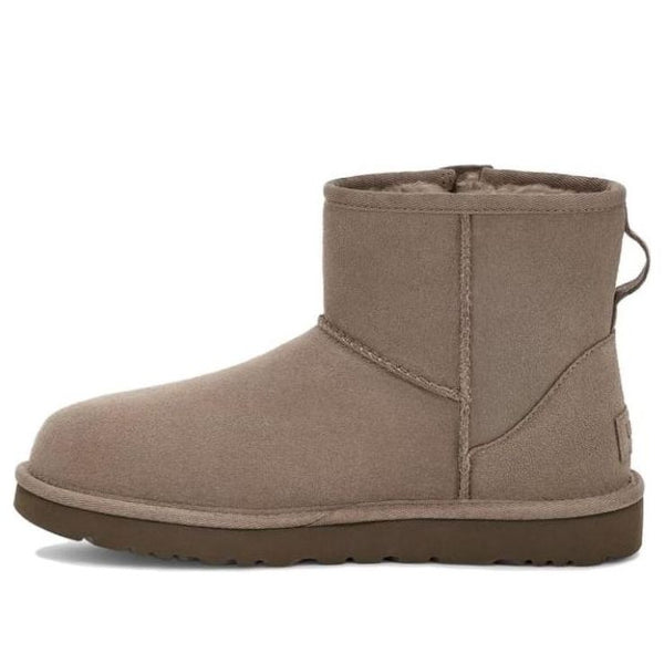 UGG(WMNS)  Classic Mini Bailey Zip 'Beige Grey'
