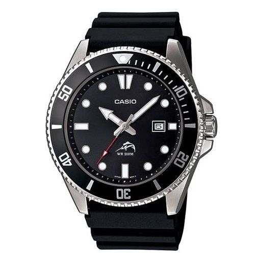 CASIOWaterproof Sports Quartz Mens Black Analog