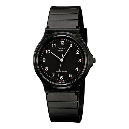 CASIOMen's  YOUTH Retro Watch Classic Strap Black DialBlack Strap Mens BlackBlack Analog