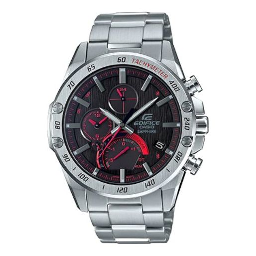 CASIOEDIFICE Solar Powered Mens Black Analog
