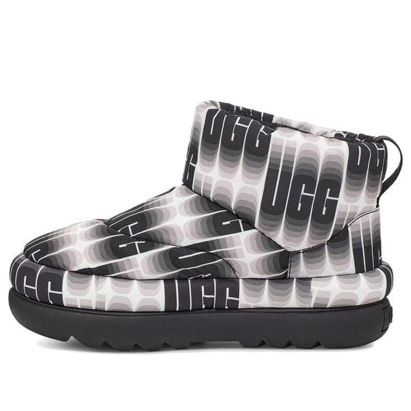 UGG(WMNS)  Classic Maxi Wavelength Mini Boot 'Black and White'