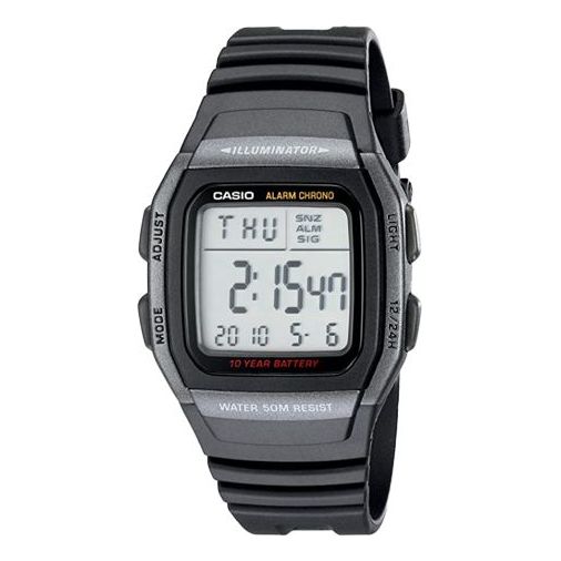 CASIOQuartz Waterproof Mens Black Digital