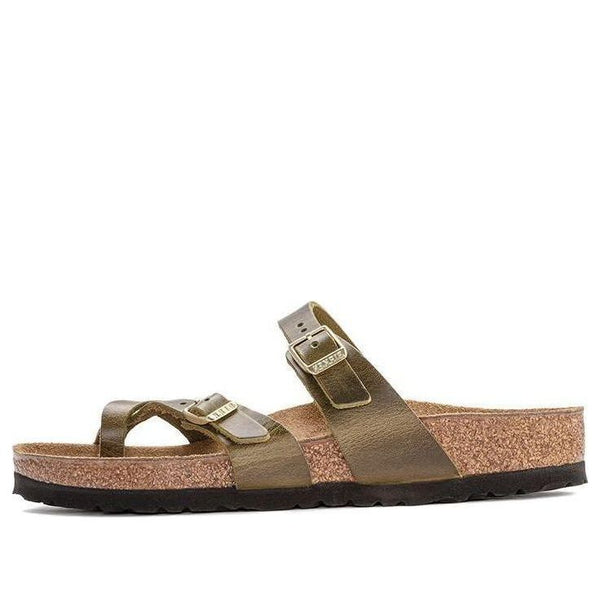 Birkenstock(WMNS)  Mayari Oiled Leather Narrow Fit 'Olive'