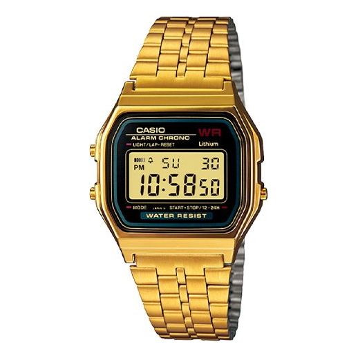 CASIOQuartz Waterproof Analog Unisex Mens Gold Digital