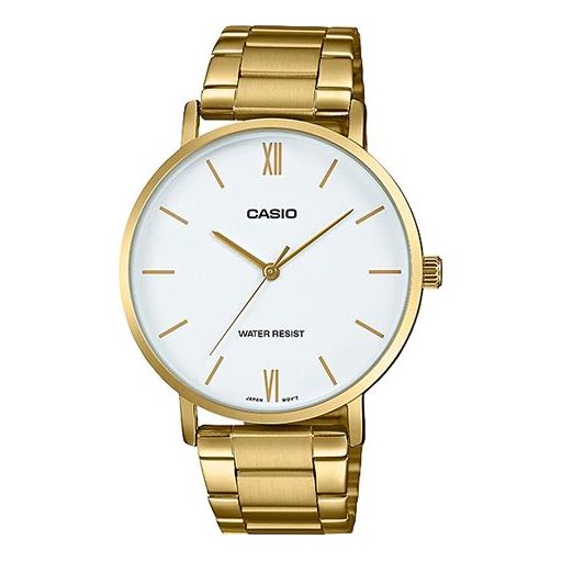 CASIOCasio Dress Analog Watch 'Gold White'