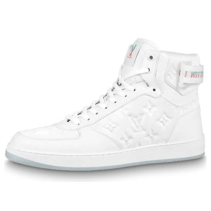 LOUIS VUITTON Rivoli Ankle Sneakers 'White Monogram' 1A8K2D