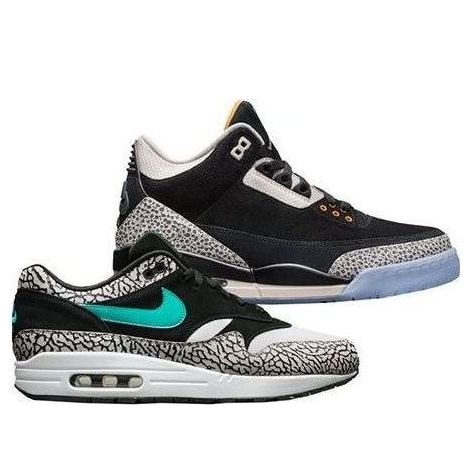 Atmos x Air Jordan 3 Retro & Air Max 1 'Safari Pack' 923098-900