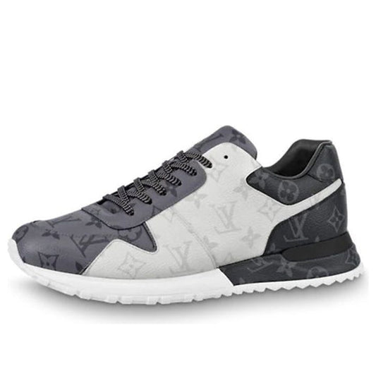LOUIS VUITTON Run Away Sneakers 'White Monogram Ice and Dark Gray Monogram' 1A8UZJ