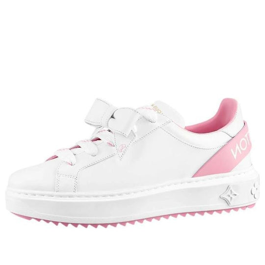 (WMNS) LOUIS VUITTON Time Out Sneakers 'White with Pink' 1A9Q12