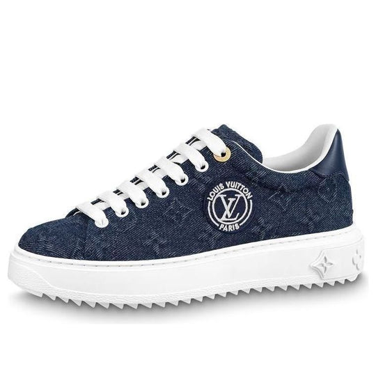 (WMNS) LOUIS VUITTON Time Out Sneakers 'Blue Denim Mesh' 1AADME