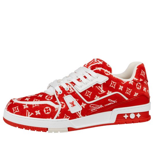LOUIS VUITTON LV Trainer Sneakers 'Red Monogram' 1ABFSO