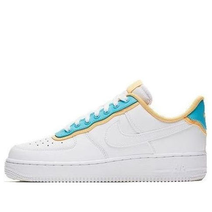 (WMNS) Nike Air Force 1 Low SE 'White Light Blue Fury Topaz Gold' AA0287-105