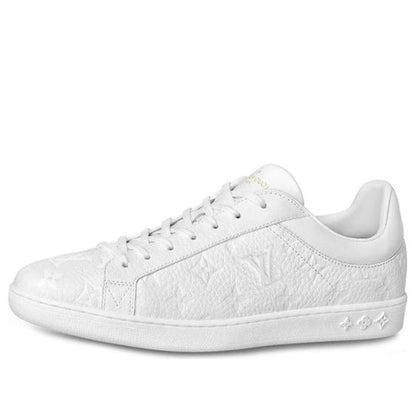 LOUIS VUITTON Luxembourg Monogram Sneakers 'White' 1A8QEN