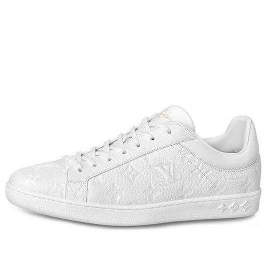 LOUIS VUITTON Luxembourg Monogram Sneakers 'White' 1A8QEN