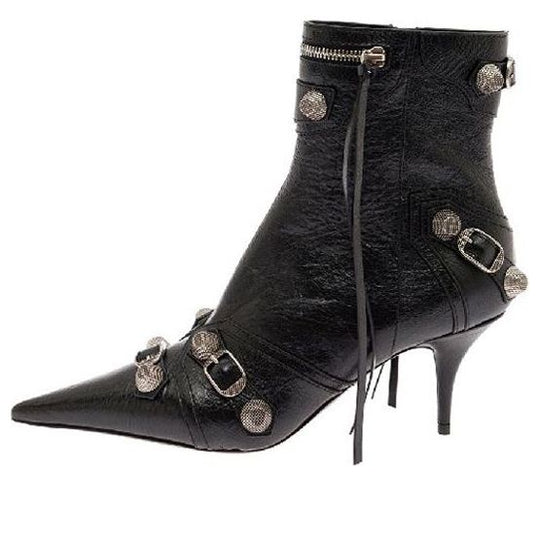 (WMNS) Balenciaga Cagole M70 Ankle Boots 'Black' 694390WAD4E1081