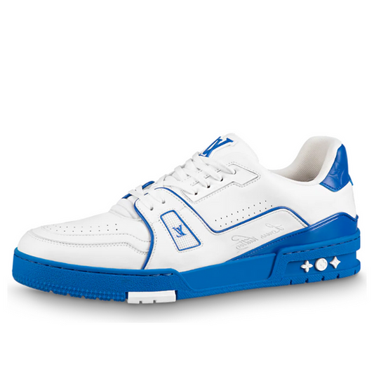 LOUIS VUITTON LV Trainers 'White with Blue' 1AAGZ6