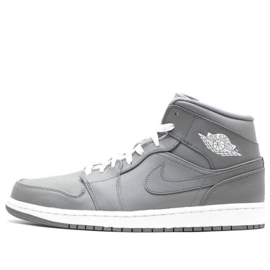 Air Jordan 1 Mid 'Grey White' 554724-003