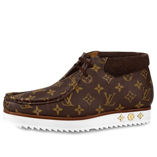 LOUIS VUITTON Mods Ankle Boots 'Brown Monogram' 1A81E6