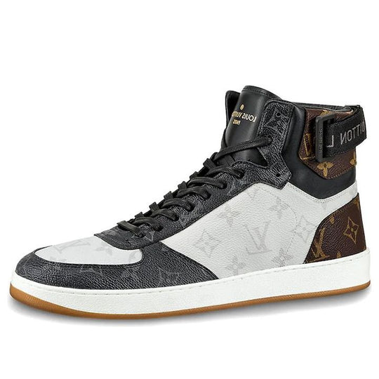 LOUIS VUITTON Rivoli Sneaker Boots 'Patched White Monogram' 1A44VR