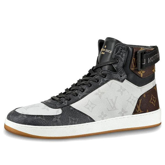 LOUIS VUITTON Rivoli Sneaker Boots 'Patched White Monogram' 1A44VR