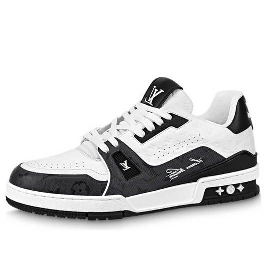 LOUIS VUITTON LV Trainers 'White Black' 1AANED