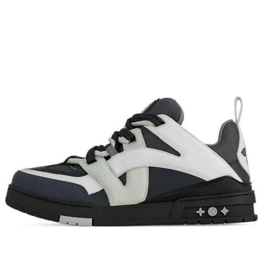 LOUIS VUITTON LV Skate Sneakers 'Black White' 1ABZ45