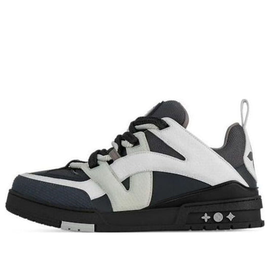 LOUIS VUITTON LV Skate Sneakers 'Black White' 1ABZ45