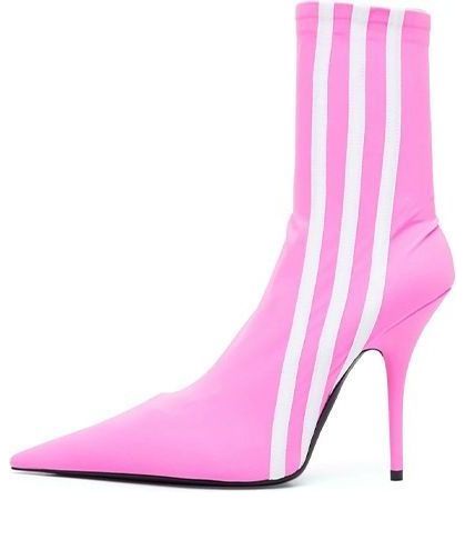 (WMNS) Balenciaga x adidas originals Knife 110mm Booties 'Pink' 724073W2ES15090