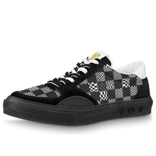 LOUIS VUITTON Ollie Sneakers 'Black Plaid Monogram' 1A8Q1B