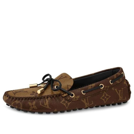 (WMNS) LOUIS VUITTON Gloria Flat Loafers 'Brown Monogram' 1A65IV