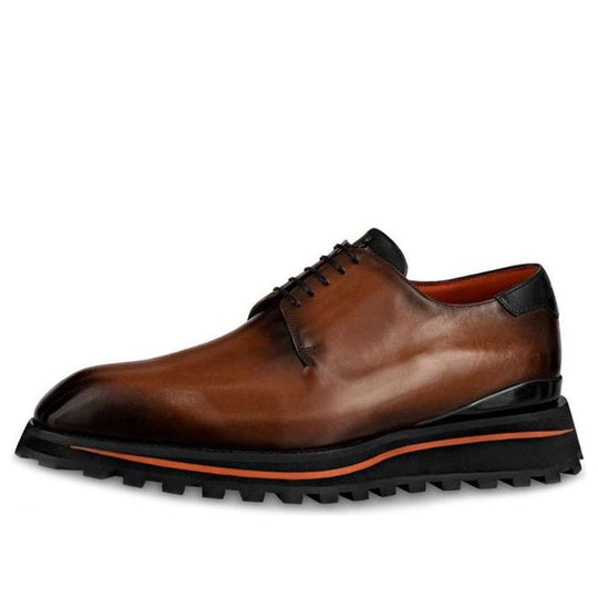 LOUIS VUITTON Derby Goncourt Shoes 'Cognac' 1A5Y5B