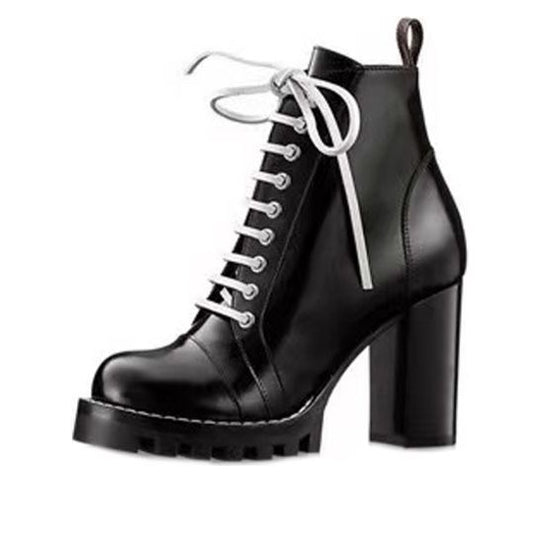 (WMNS) LOUIS VUITTON Star Trail Boots 'Black' 1A2Y8B