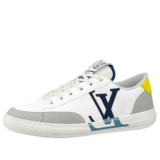 LOUIS VUITTON LV Charlie Sneakers 'Blue Yellow' 1A9JLR