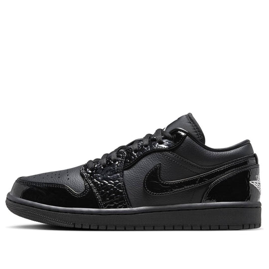 (WMNS) Air Jordan 1 Low SE 'Black Patent' HJ7743-010
