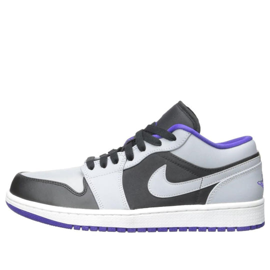 Air Jordan 1 Low 'Black Concord Wolf Grey' 553558-014