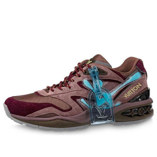 LOUIS VUITTON Trail Sneakers 'Burgundy Blue' 1A7QUZ