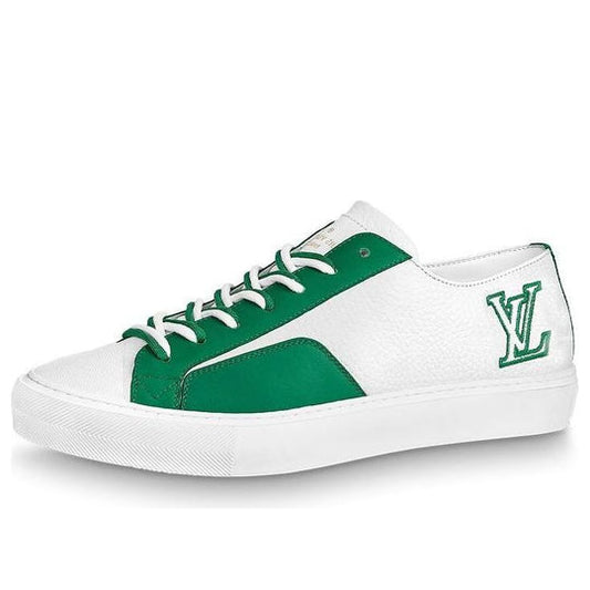 LOUIS VUITTON Tattoo Sneakers 'White Green' 1A8ZFM