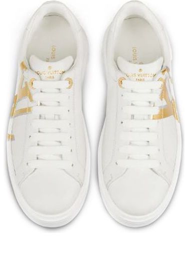(WMNS) LOUIS VUITTON LV Time Out Sports Shoes White/Gold 1A4VV7