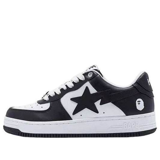 (WMNS) A BATHING APE Bape Sta 'Black White' 1I70-291-006-BLACK
