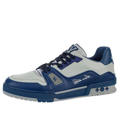 LOUIS VUITTON Trainer Sneakers 'Blue Grey' 1AA6UV