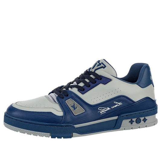 LOUIS VUITTON Trainer Sneakers 'Blue Grey' 1AA6UV