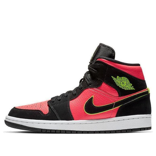 (WMNS) Air Jordan 1 Retro Mid 'Hot Punch Volt' BQ6472-006
