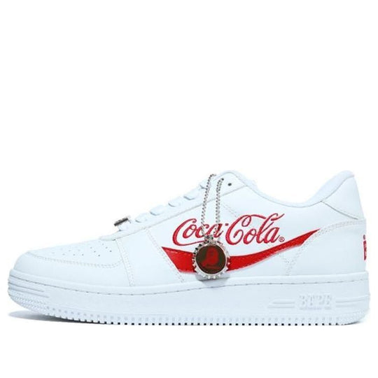 A Bathing Ape x COCA Cola Bape Sta 'White Red' OZXSHM191913E