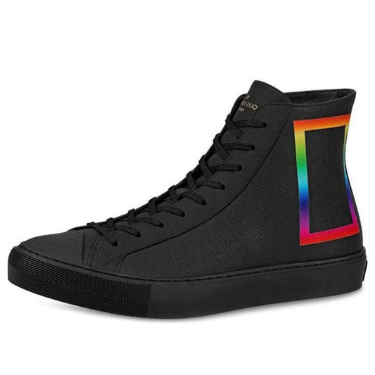 LOUIS VUITTON Tattoo Sneakers 'Black Rainbow' 1A5QD2