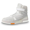 LOUIS VUITTON LV Men's Trainer Sports Shoes Gray/White 1A5A0A