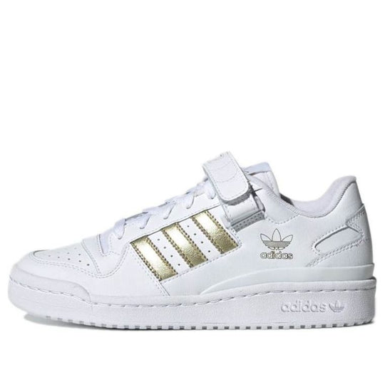 (WMNS) adidas Forum Low 'White Gold Metallic' H05108