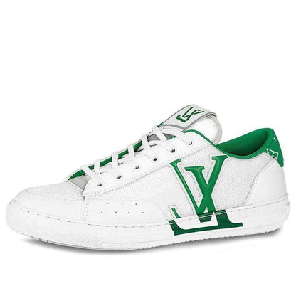 LOUIS VUITTON Charlie Sneakers 'White with Two Toned Green' 1ABM17