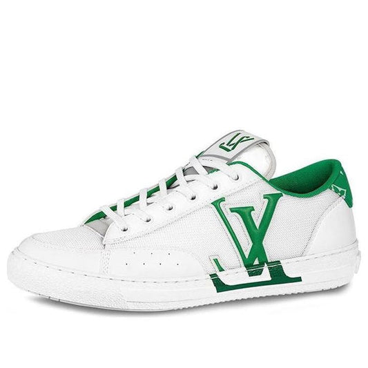 LOUIS VUITTON Charlie Sneakers 'White with Two Toned Green' 1ABM17